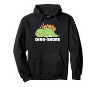 Funny Sleeping Dinosaur Dino Snore Stegosaurus Adults Kids Pullover Hoodie