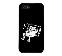Funny Sleeping Frog Cozy Night Relaxation Cute Animal Sleep Case for iPhone SE (2020) / 7/8