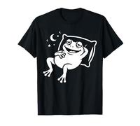Funny Sleeping Frog Cozy Night Relaxation Cute Animal Sleep T-Shirt