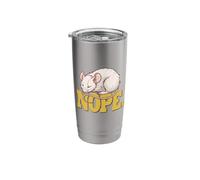 Funny Sleeping Napping Nope Pet Rat Lover Stainless Steel Insulated Tumbler