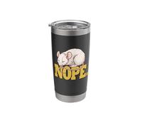 Funny Sleeping Napping Nope Pet Rat Lover Stainless Steel Insulated Tumbler