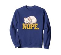 Funny Sleeping Napping NOPE Pet Rat Lover Sweatshirt