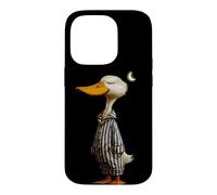 Funny Sleepwalking Duck in Pajama Case for iPhone 14 Pro