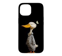 Funny Sleepwalking Duck in Pajama Case for iPhone 15