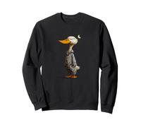 Funny Sleepwalking Duck in Pajama Sweatshirt