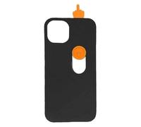 Funny Sliding Middle Finger Phone For Iphone15 Series 3d Printing Phone X3w7 Drop Phone Bag Silicone Card Slide black