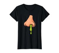 Funny Slime Runny Nose Sinus Value Graphic T-Shirt, Women, Black, M