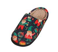 Funny Slippers Christmas Elf Fleece Thick Sole Couple Indoor Shoes