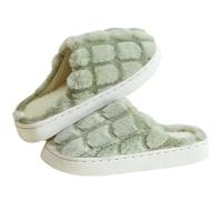 Funny Slippers Turtle Shell Plush Thick Sole Warm Indoor House Shoes