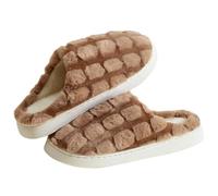 Funny Slippers Turtle Shell Plush Thick Sole Warm Indoor House Shoes