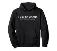 Funny slogan over confident quote funny clever nerd geek man Pullover Hoodie