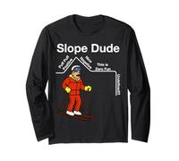 Funny Slope Dude Algebra Geometry Middle School Math Teacher Long Sleeve T-Shirt