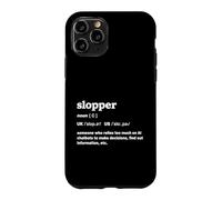 Funny Slopper AI Humor Tech Satire Web Programmer Design Case for iPhone 11 Pro