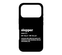 Funny Slopper AI Humor Tech Satire Web Programmer Design Case for iPhone 17 Pro