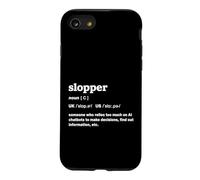Funny Slopper AI Humor Tech Satire Web Programmer Design Case for iPhone SE (2020) / 7/8