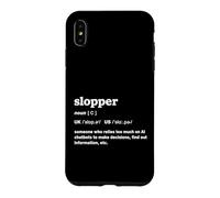 Funny Slopper AI Humor Tech Satire Web Programmer Design Case for iPhone XS Max