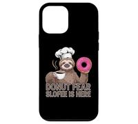 Funny Sloth Coffee Donut Quote - Sloffee to the Rescue Case for iPhone 12 mini