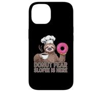 Funny Sloth Coffee Donut Quote - Sloffee to the Rescue Case for iPhone 14