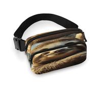 Funny Sloth Fanny Pack Belt Bag with Adjustable Strap Fashion Waist Bag for Outdoor Sports Hiking, white, 20x13cm, Full Printed Waist Bag