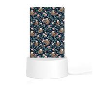 Funny Sloth Hanging On The Tree Flowers Acrylic Night Light Personalised Nightlight Bedside Lamp for Friends Ladies