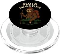 Funny Sloth Hiking Team Graphic Illustration PopSockets PopGrip for MagSafe
