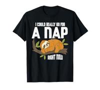 Funny Sloth Nap Lover Sleepy Introvert Napping T-Shirt