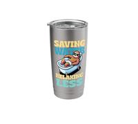 Funny Sloth Saving Water Relaxing Less Bathtub Chill Stainless Steel Insulated Tumbler