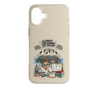 Funny Sloth Seagull Scream Slowly Crushing 3rd Grade Student Case for iPhone 16 Plus