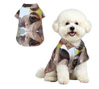 Funny Sloth Soft Breathable Hawaiian Dog Shirt