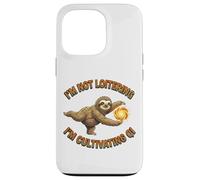 Funny Sloth Tai Chi s Cultivating s Qi Zen Meditation Case for iPhone 13 Pro