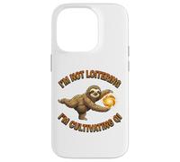 Funny Sloth Tai Chi s Cultivating s Qi Zen Meditation Case for iPhone 14 Pro