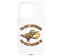 Funny Sloth Tai Chi s Cultivating s Qi Zen Meditation Case for iPhone 15 Pro