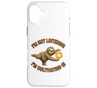 Funny Sloth Tai Chi s Cultivating s Qi Zen Meditation Case for iPhone 16 Plus
