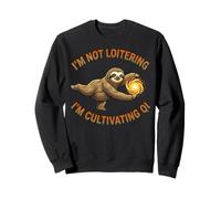 Funny Sloth Tai Chi s Cultivating s Qi Zen Meditation Sweatshirt