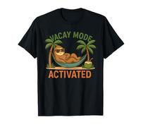 Funny Sloth Vacay Mode Activated Chill Vacation Vibes T-Shirt