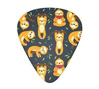 Funny Sloths 12-Pack Guitar Picks, Includes Thin, Medium & Heavy Gauges 3 Sizes for Guitar Electric Acoustic Picks