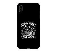 Funny Slow Hikes Big Vibes Snail Hiker Case for iPhone XS Max