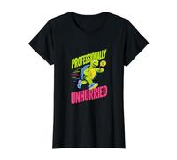 Funny Slow Runner Tortoise Professionally Unhurried Value Graphic T-Shirt, Women, Black, XL