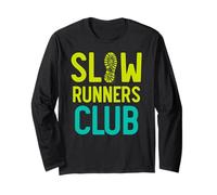 Funny Slow Runners Club Slow Running Training Cardio Zone 2 Long Sleeve T-Shirt