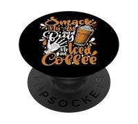 Funny Smack My Ass Buy Iced Coffee Lover Caffeinated Mom PopSockets Adhesive PopGrip