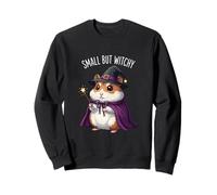 Funny Small But Witchy Cute Guinea Pig Halloween Sweatshirt