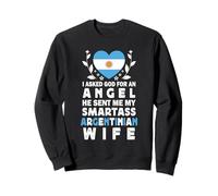Funny Smartass Argentinian Wife Argentina Flag Spouses Sweatshirt