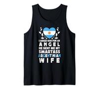 Funny Smartass Argentinian Wife Argentina Flag Spouses Tank Top