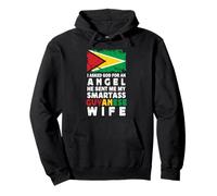Funny Smartass Guyanese Wife Guyana Flag Spouses Pullover Hoodie