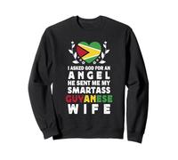 Funny Smartass Guyanese Wife Guyana Flag Spouses Sweatshirt