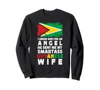 Funny Smartass Guyanese Wife Guyana Flag Spouses Sweatshirt