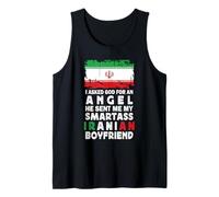 Funny Smartass Iranian Boyfriend Iran Flag Tank Top