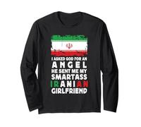 Funny Smartass Iranian Girlfriend Iran Flag Long Sleeve T-Shirt