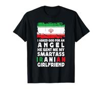 Funny Smartass Iranian Girlfriend Iran Flag T-Shirt