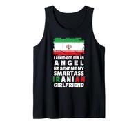 Funny Smartass Iranian Girlfriend Iran Flag Tank Top
